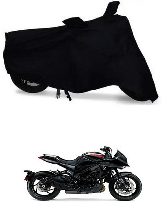 THE REAL ARV Waterproof Two Wheeler Cover for Suzuki(Katana BS6, Black)