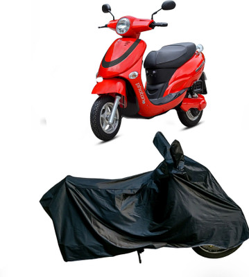 Autofly Waterproof Two Wheeler Cover for Hero(Electric Photon, Black)