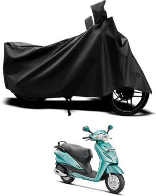 PAGORA Waterproof Two Wheeler Cover for Hero(Duet, Black)
