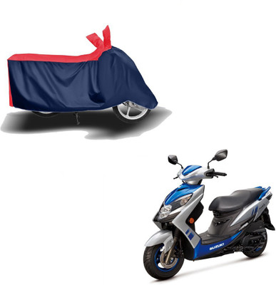 Mdstar Waterproof Two Wheeler Cover for Suzuki(Swish 125, Red, Blue)