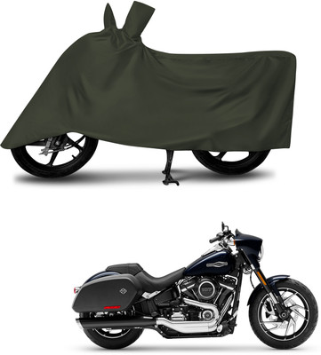 aosis Waterproof Two Wheeler Cover for Harley Davidson(Road Glide Special, Green)