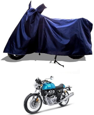DeepShakshi AUTOMOTIVE Two Wheeler Cover for Royal Enfield(Continental GT, Blue)