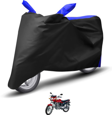 Caronix Waterproof Two Wheeler Cover for Hero(Ambition, Blue)