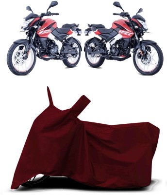 VESMEI Two Wheeler Cover for Bajaj(Pulsar NS125 BS6, Red)