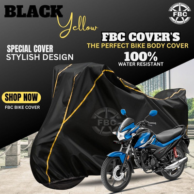FBC Waterproof Two Wheeler Cover for Honda(Livo, Black)