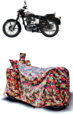 Autofly Waterproof Two Wheeler Cover for Royal Enfield(Bullet 350 Twinspark, Multicolor)