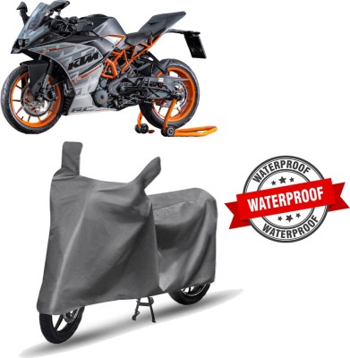 ZIMBER Two Wheeler Cover for KTM(RC 390, Grey)