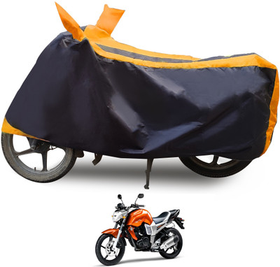 Euro Care Waterproof Two Wheeler Cover for Yamaha(FZ16, Orange)
