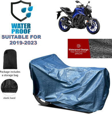 PAGORA Waterproof Two Wheeler Cover for Yamaha(MT 03, Blue)