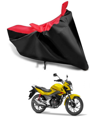 KEDIT Two Wheeler Cover for Honda(CB, Red, Black)