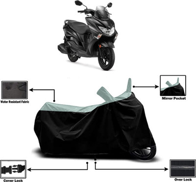 Amexride Two Wheeler Cover for Suzuki(Burgman Street 125, Multicolor)