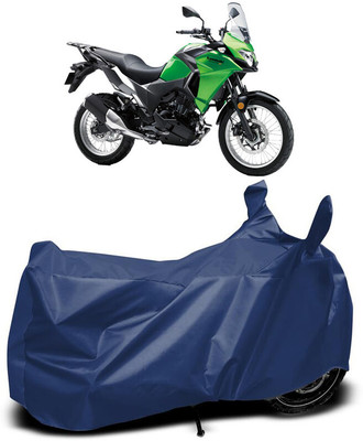 MADAFIYA Waterproof Two Wheeler Cover for Kawasaki(Versys X 300, Blue)