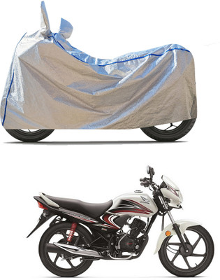 CODOKI Waterproof Two Wheeler Cover for Honda(Dream Yuga, Silver)
