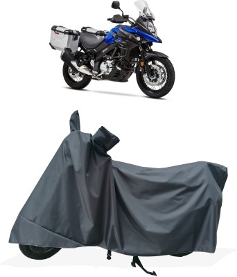 Tricway Two Wheeler Cover for Suzuki(V-Strom 650 XT, Grey)