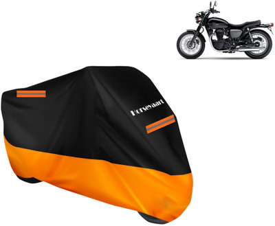 Horseyaart Waterproof Two Wheeler Cover for Kawasaki(W800 BS6, Orange)