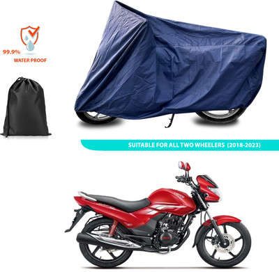 CODOKI Waterproof Two Wheeler Cover for Hero(Achiever, Blue)