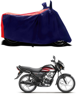 PAGORA Waterproof Two Wheeler Cover for Honda(Dream, Red)