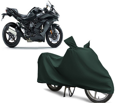 EGAL Waterproof Two Wheeler Cover for Kawasaki(Ninja H2 SX, Green)