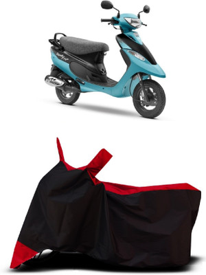 VESMEI Two Wheeler Cover for TVS(Scooty Pep+ BS6, Red)