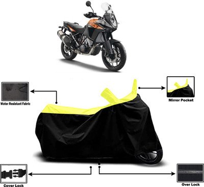 Amexride Two Wheeler Cover for KTM(1050 Adventure BS6, Yellow)