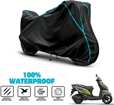ANTHUB Waterproof Two Wheeler Cover for Suzuki(Avenis 125, Black)