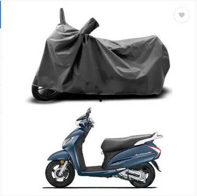 Tritika Waterproof Two Wheeler Cover for Honda(Activa 125, Grey)