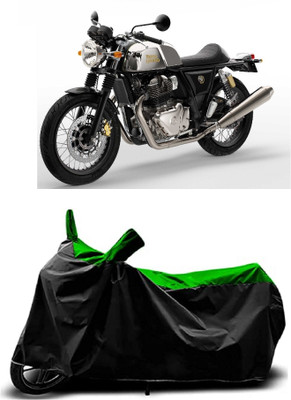 VESMEI Two Wheeler Cover for Royal Enfield(Continental GT, Green)