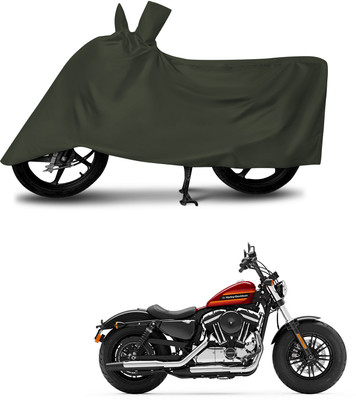aosis Waterproof Two Wheeler Cover for Harley Davidson(Forty Eight, Green)