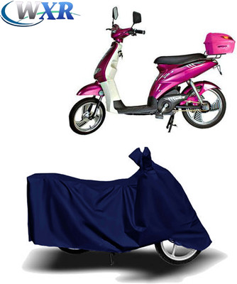 WXR Waterproof Two Wheeler Cover for Bajaj(Electric AXLHE-20 BS6, Blue)