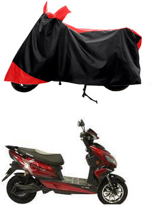 GROFATIK Two Wheeler Cover for Okinawa(i-Praise, Red)