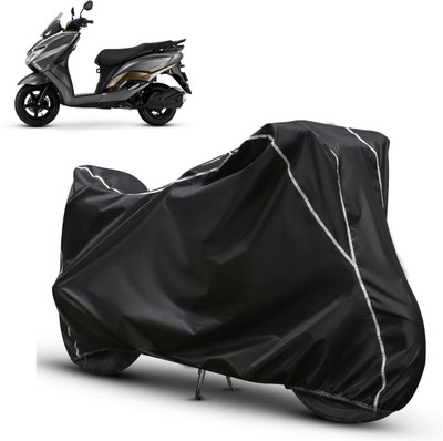 SThanaveX Waterproof Two Wheeler Cover for Suzuki(Burgman Street 125, Black, White)