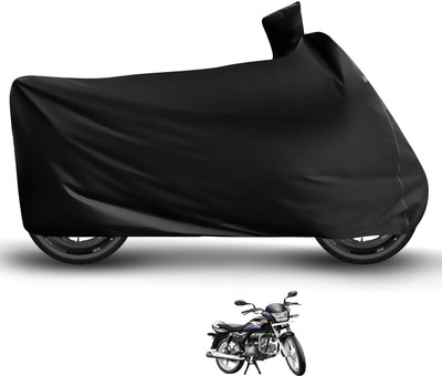 Caronix Waterproof Two Wheeler Cover for Hero(Splendor PRO, Black)