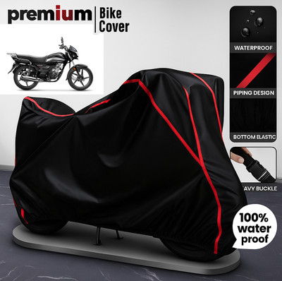 cappy Waterproof Two Wheeler Cover for Hero(CD 110 Dream, Black)