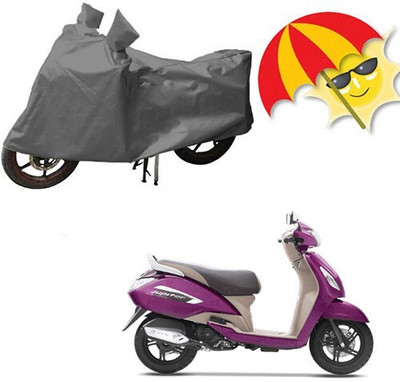 MMSSTAR Waterproof Two Wheeler Cover for TVS(Max 4R, Grey)