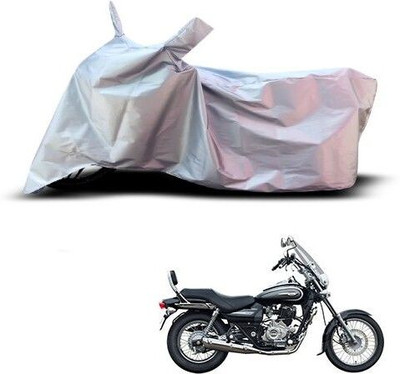 DeepShakshi AUTOMOTIVE Waterproof Two Wheeler Cover for Bajaj(Avenger 220 Cruise, Silver)