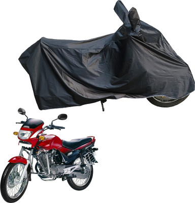 Motodreka Waterproof Two Wheeler Cover for Hero(Ambition, Black)