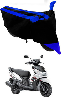 Mdstar Waterproof Two Wheeler Cover for Yamaha(Ray Z, Blue, Black)
