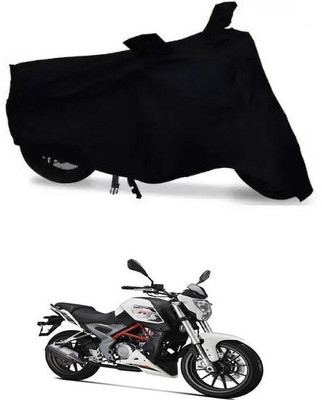 DeepShakshi AUTOMOTIVE Waterproof Two Wheeler Cover for DSK Benelli(TNT 25, Black)