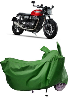 Amexride Two Wheeler Cover for Triumph(Speed Twin BS6, Maroon)