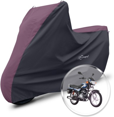 Neodrift Two Wheeler Cover for Bajaj(CT100, Maroon, Black)