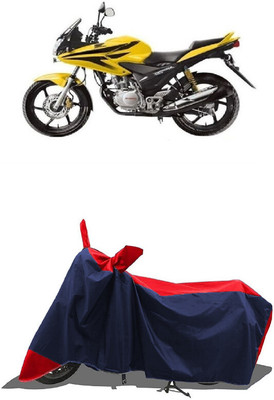 SUGASHRI Waterproof Two Wheeler Cover for Honda(Stunner CBF, Red, Blue)
