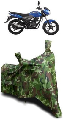 ATBROTHERS Waterproof Two Wheeler Cover for Bajaj(Discover 110, Multicolor, Green)