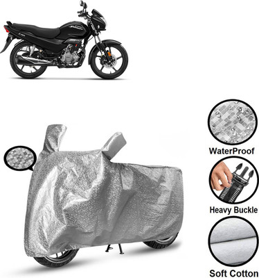 GOSHIV-car and bike accessories Waterproof Two Wheeler Cover for Hero(Super Splendor, Silver)
