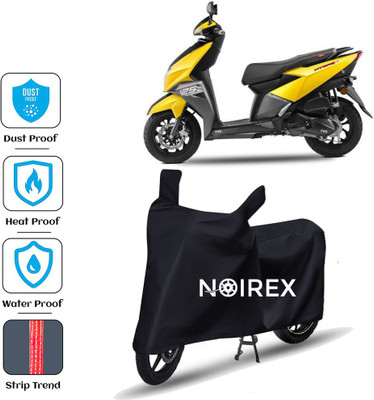 NOIREX Two Wheeler Cover for TVS(NTORQ, Black)