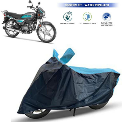 MWBB Waterproof Two Wheeler Cover for Hero(Splendor, Black)