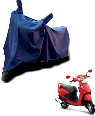 KEDIT Two Wheeler Cover for Hero(Pleasure, Blue)