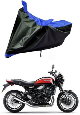 Ascension Two Wheeler Cover for Kawasaki(Z1000, Blue, Black)