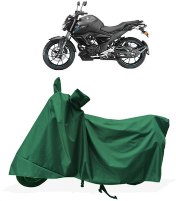 Tricway Two Wheeler Cover for Yamaha(FZ S V3 BS6, Green)