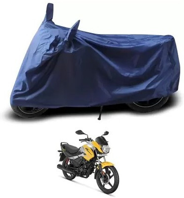 Tritika Waterproof Two Wheeler Cover for Hero(Pleasure Plus, Blue)
