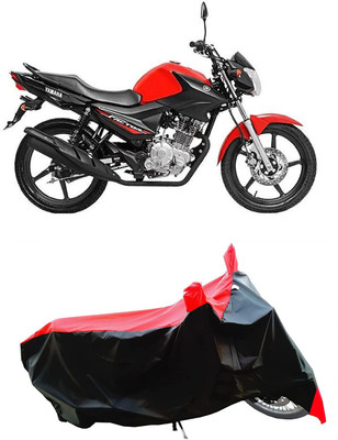 KEDIT Two Wheeler Cover for Yamaha(YBR 110, Red)